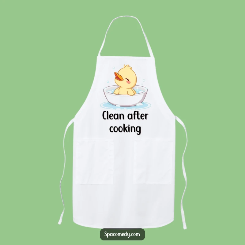 Funny Duck Bath Apron - Hilarious Protection for Relaxed Cooks