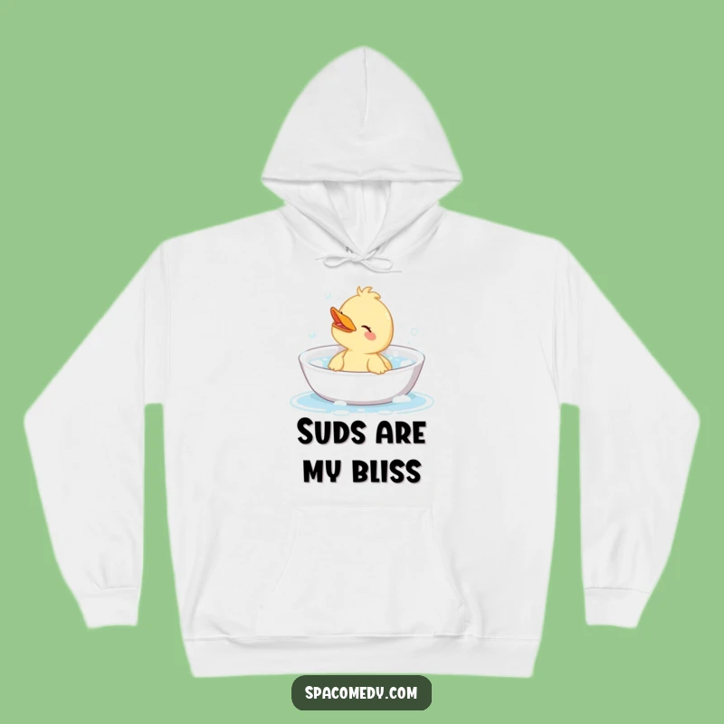 Funny Duck Bath Hoodie - Cozy & Humorous Gift for Ultimate Relaxation