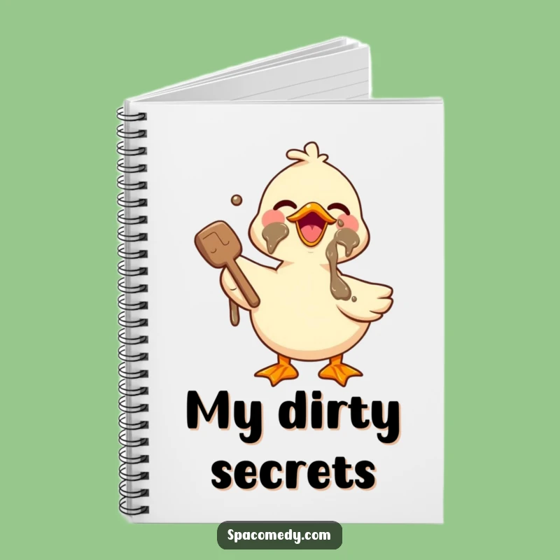 Funny Duck Mud Mask Notebook: Jot Down Ideas with Joyful Animal, Perfect Gift
